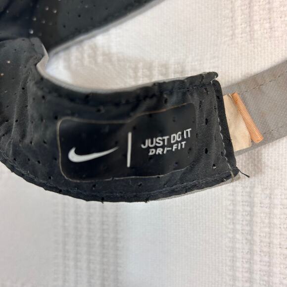 Oklahoma State Cowboys Visor Nike Dri Fit Gray Orange Adjustable - Picture 6 of 7